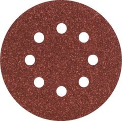 Bosch - Eksantirik Zımpara Kağıdı 5'li, 125 mm 60 Kum 8 Delik