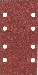 Bosch - Titreşimli Zımpara Kağıdı 10'lu, 93 x 185 mm 40 Kum 8 Delik