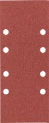treşimli Zımpara Kağıdı 10'lu, 93 x 230 mm 120 Kum 8 Delik