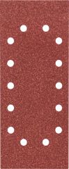 Bosch - Titreşimli Zımpara Kağıdı 10'lu, 115 x 280 mm 60 Kum 14 Delik