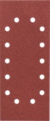 Bosch - Titreşimli Zımpara Kağıdı 10'lu, 115 x 280 mm 80 Kum 14 Delik
