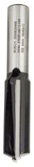 Bosch - Standard Seri Ahşap İçin Çift Oluklu, Sert Metal Ekstra Uzun Düz Freze Ucu 12*16*81mm