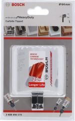 Bosch - Endurance Serisi Zorlu Malzemeler için Carbide Delik Açma Testeresi (Panç) 64 mm