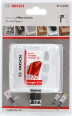 Bosch - Endurance Serisi Zorlu Malzemeler için Carbide Delik Açma Testeresi (Panç) 73 mm
