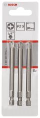 Bosch - Extra Hard Serisi Vidalama Ucu PZ 3*89 mm 3'lü
