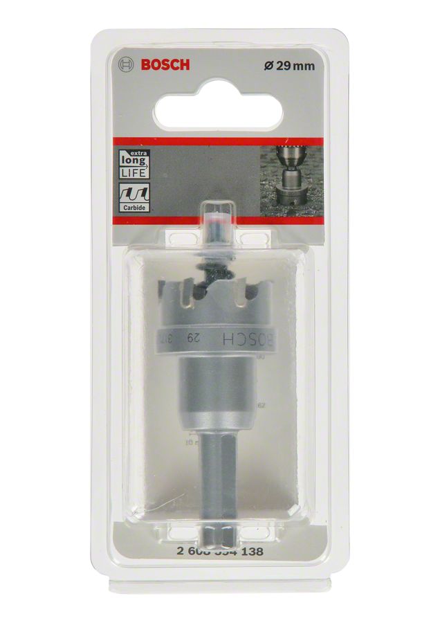 Bosch - Endurance Serisi Ağır Metaller için TCT Delik Açma Testeresi (Panç) 29 mm