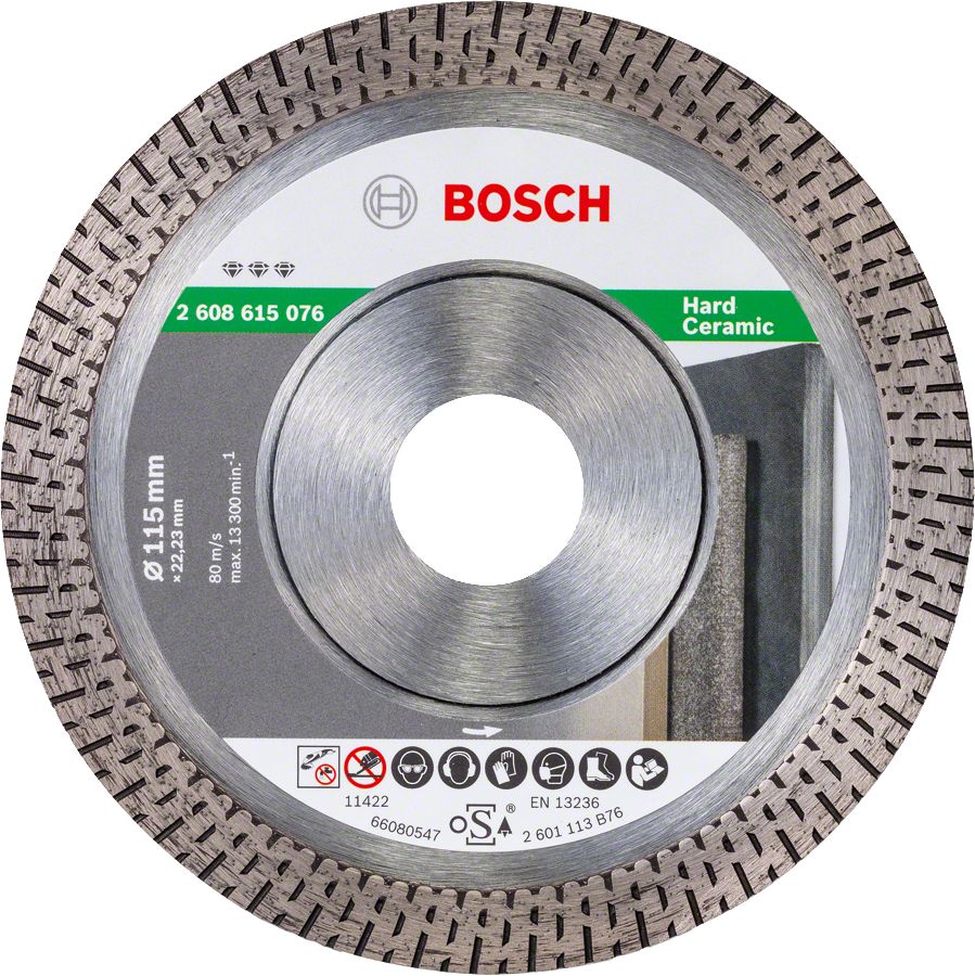 Bosch - Best Serisi Sert Seramikler İçin Elmas Kesme Diski 115 mm