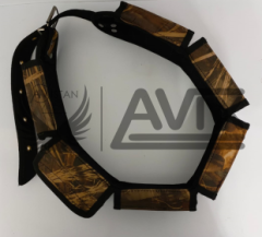 AVİX Kapaklı Bez Kütüklük Saz Desenli Kamuflaj 6 Bölmeli 30'lu