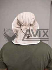 AVİX SAFARİ ENSE KORUMALI FİLELİ ŞAPKA