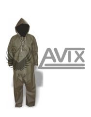 AVİX  Haki Kapişonlu Su Geçirmez Balıkçı Takım Yağmurluk