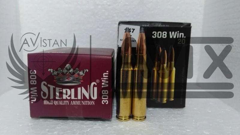 308 Win. Turaç-Sterling Tüfek Fişeği - 147 Grain/Soft Point