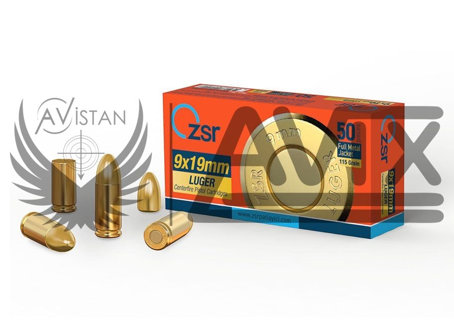 9X19 MM (Luger) ZSR TABANCA FİŞEĞİ