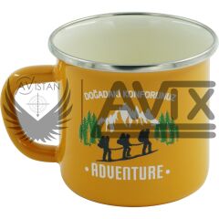 Orcamp Retro Emaye Orcamp Kupa Bardak Mug
