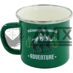 Orcamp Retro Emaye Orcamp Kupa Bardak Mug