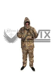 AVİX SARIMTIRAK SAZ DESEN SOĞUK İKLİM AVCI TAKIMI -30 DERECE