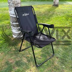 Argeus Rest Katlanabilir Kamp Sandalyesi Siyah