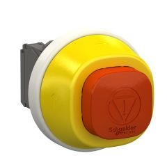 XB5AS84W3B41 | Schneider Işıklı Acil Stop Butonu tetiklemeli, çevir, çek 24V AC/DC