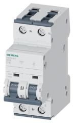 5SY5216-7 | Siemens 16A; 2 FAZLI; DC ANAHTARLI OTOMATİK SİGORTA; 10kA; C TİPİ; YAVAŞ KARAKTERLİ