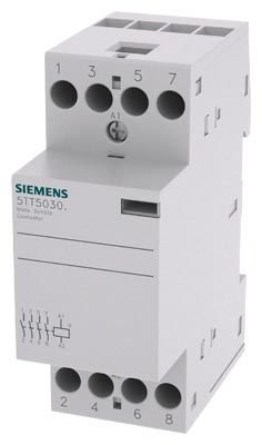 5TT5830-0 | Siemens INSTA KONTAKTÖR; KUM.GER.230V; 25A; İŞ.GER.440V; 4NO