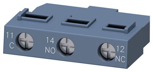 3RV2901-1D | Siemens 3RV2 MOTOR KORUMA ŞALTERİ AKSESUARI; YARDIMCI KONTAK BLOĞU; ÜSTTEN YATAY MONTAJLI; 1C/0