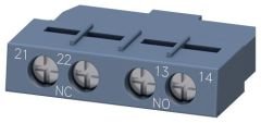 3RV2901-1E | Siemens 3RV2 MOTOR KORUMA ŞALTERİ AKSESUARI; YARDIMCI KONTAK BLOĞU; ÜSTTEN YATAY MONTAJLI; 1NO+1NC