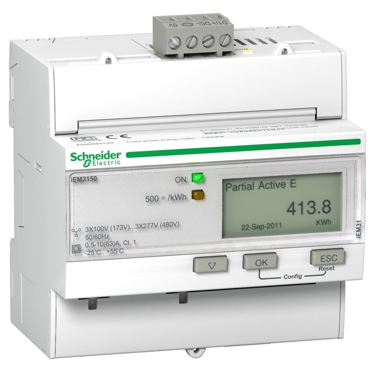 A9MEM3150 | Schneider iEM3150 enerji ölçüm cihazı - 63 A - RS485
