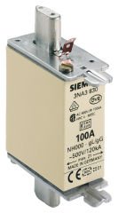 3NA3830 | Siemens STEATİT(SERAMİK) GÖVDELİ NH-BIÇAKLI SİGORTA BUŞONU; 100A; BOY 000; GENİŞLİK 21mm