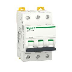 A9F84302 | Schneider Otomatik Sigorta - 2 Amper, 3 Kutup , 10kA, C Eğrisi