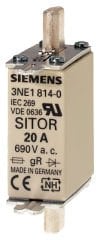 3NE1820-0 | Siemens SITOR SİGORTA; 690V AC; gR/gS; 80A; BOY:000