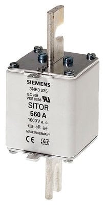 3NE3334-0B | Siemens SITOR SİGORTA; 1000V AC; aR;  500A; BOY:3