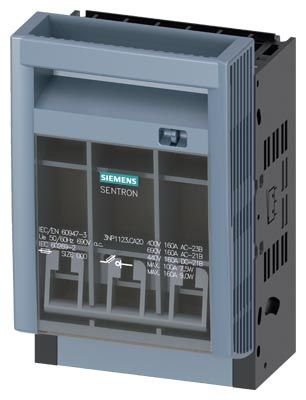 3NP1123-1CA20 | Siemens 3NP1 SERİSİ NH-BIÇAKLI SİGORTALI YÜK KESİCİLERİ, BLOK KLEMENSLİ BAĞLANTI, BOY:000, 160A