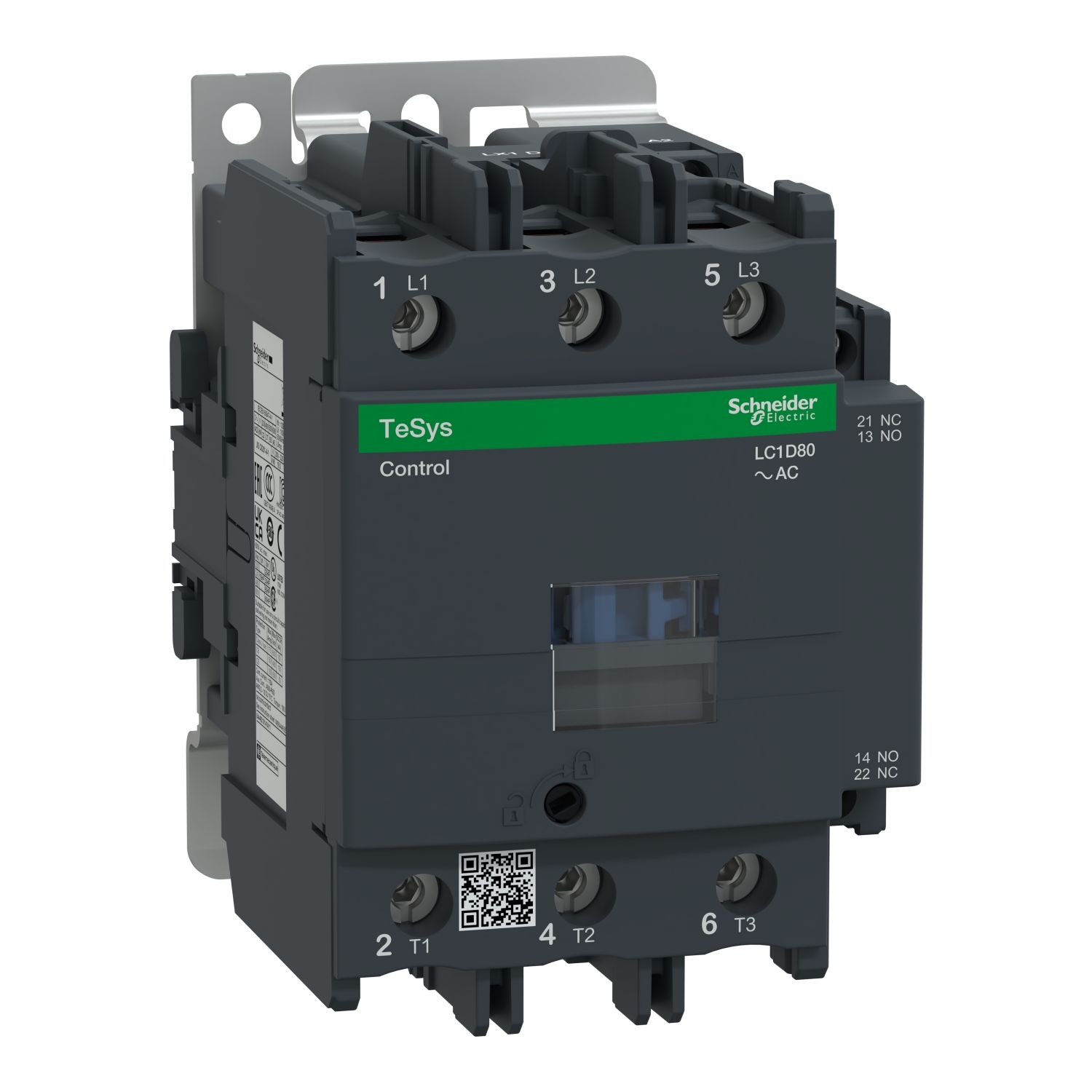 LC1D80M7 | Schneider TeSys D Serisi 3 Kutup 80A Kontaktör - 220 VAC bobin