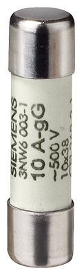 3NW6007-1 | Siemens SİLİNDİRİK SİGORTA (KARTUŞ SİGORTA); 10X38mm; 20 A