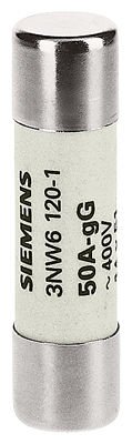3NW6120-1 | Siemens SİLİNDİRİK SİGORTA (KARTUŞ SİGORTA); 14X51mm; 50 A
