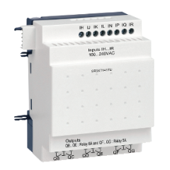 SR3XT141FU | Schneider Zelio Logic 14 giriş/çıkış Genişletme Modülü - 8 Dijital Giriş , 6 Röle Çıkışı - 220 VAC - SR3XT141FU