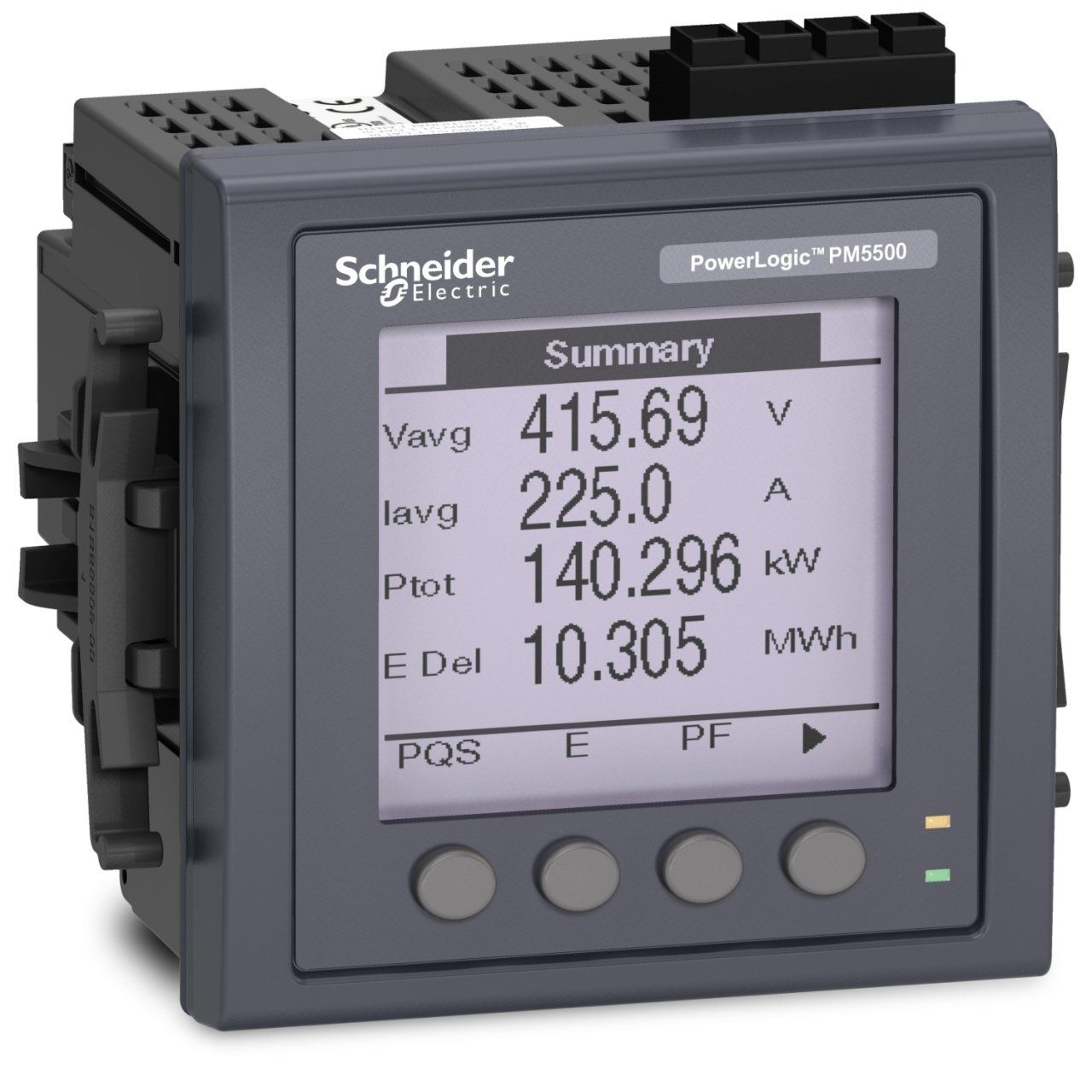 METSEPM5560 | Schneider PM5560 1mod2eth-63.Harm-1,1M 4DI/2DO 52 alarm -pano