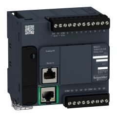 TM221CE16R | Schneider Modicon M221 16 giriş/çıkış Kontrolör - Ethernet Haberleşmeli 9 Dijital Giriş, 7 Röle Çıkışı - TM221CE16R