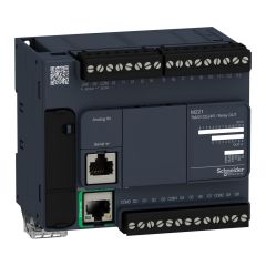 TM221CE24R | Schneider Modicon M221 24 giriş/çıkış Kontrolör - Ethernet Haberleşmeli 14 Dijital Giriş, 10 Röle Çıkışı - TM221CE24R