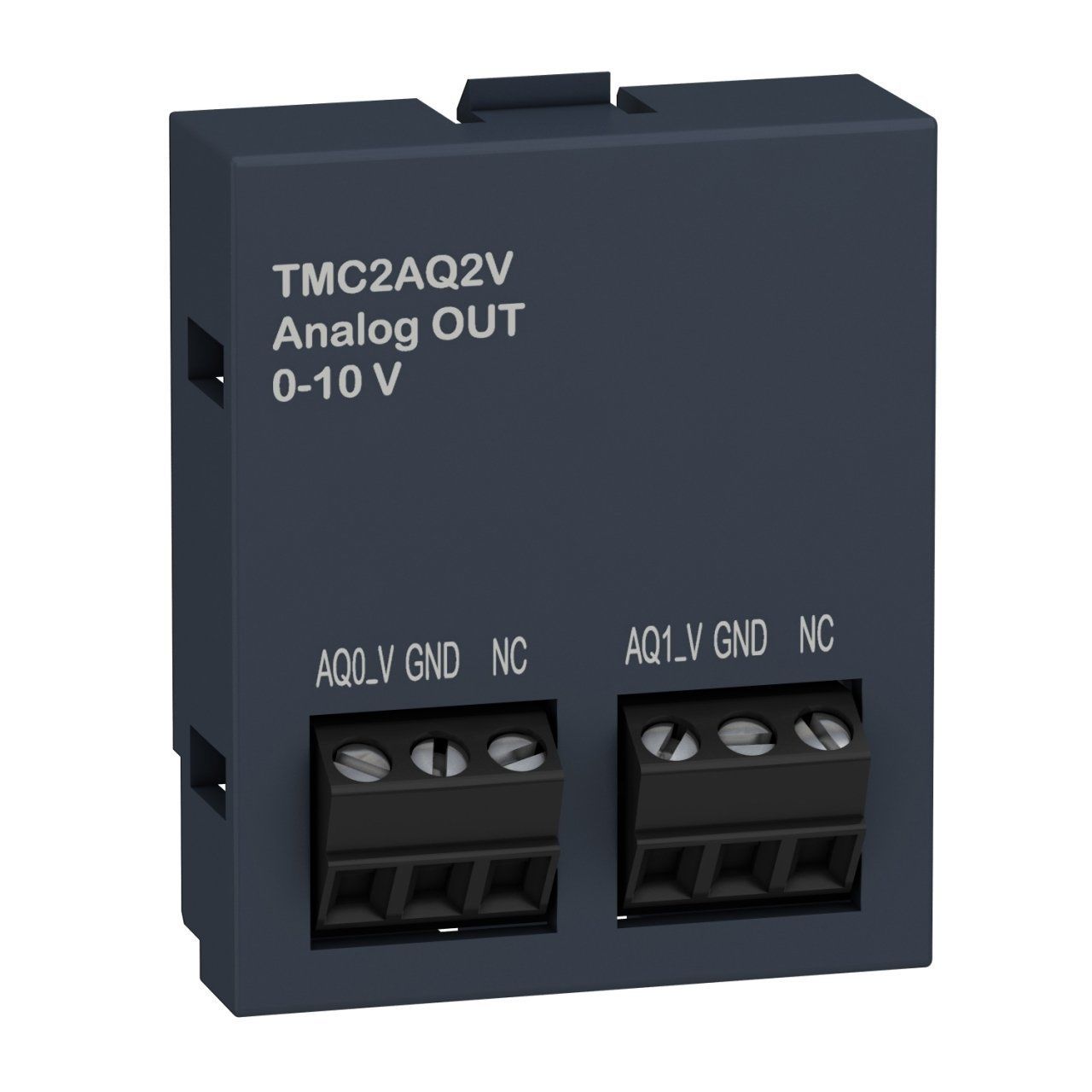 TMC2AQ2V | Schneider Modicon M221 2 çıkış Kartuş Genişletme Modülü - 2 Analog Çıkışı (0-10 V) - TMC2AQ2V
