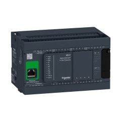 TM241CEC24T | Schneider Modicon M241 24 giriş/çıkış Ethernet, Can Open Haberleşmeli Kontrolör - 14 Dijital Giriş, 10 Dijital Çıkış - TM241CEC24T