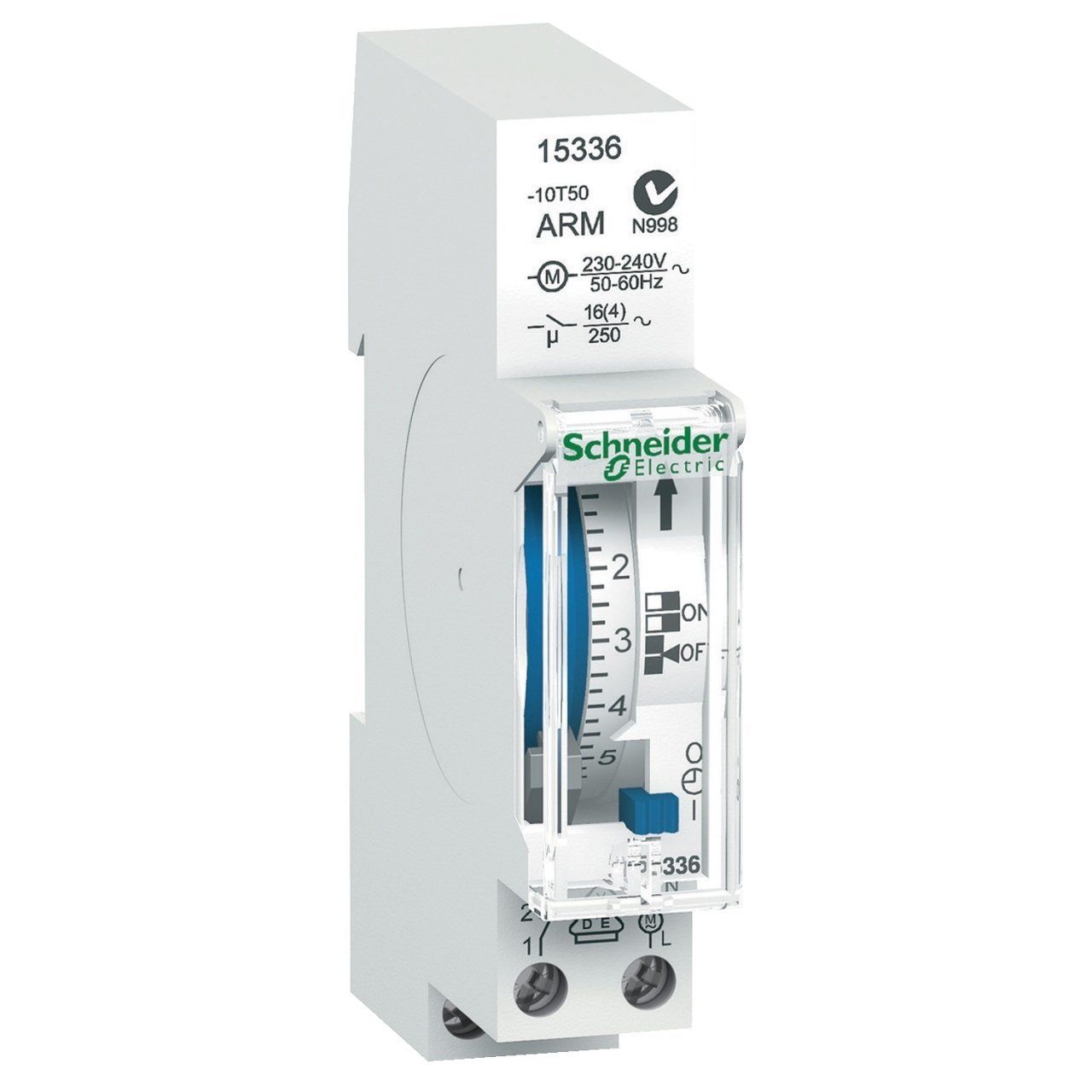 15336 | Schneider Acti 9 IH Mekanik Zaman Saati 24 saat - 100 saat bellek