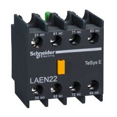 LAEN22 | Schneider Easy Serisi İçin Yardımcı Kontak Bloğu - 2NA+2NK - Vidalı