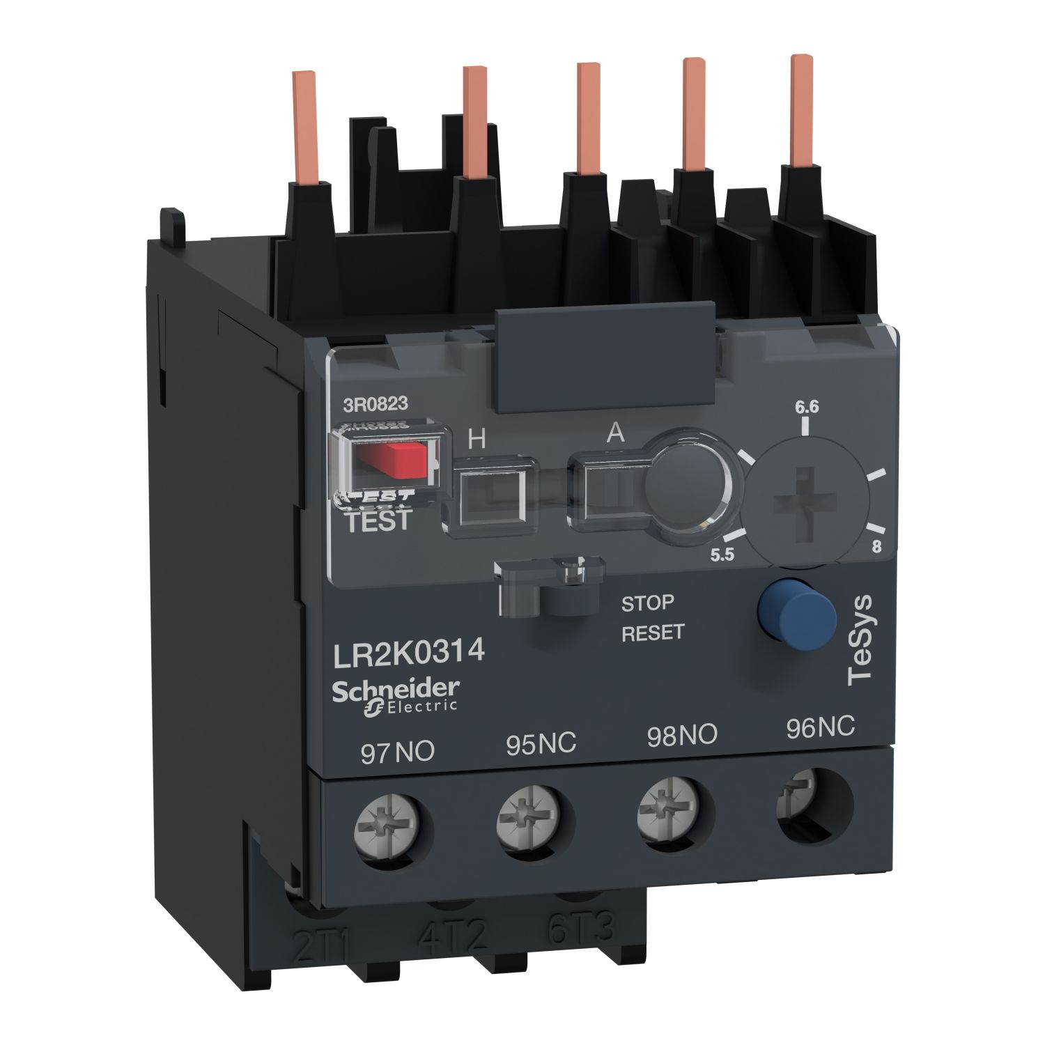 LR2K0314 | Schneider TeSys K Serisi 5,5-8A Termik Aşırı Yük Rölesi - Sınıf 10