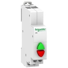 A9E18034 | Schneider iPB 1NA/1NK Kontaklı- Çitfli Butonlar, Yeşil Kırmızı