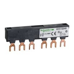 GV2G245 | Schneider 3 Kutup 63A 45mm Besleme Barası - 2 adet GV2 İçin Comb Busbar - Tarak Bara