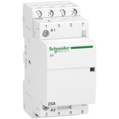 A9C20834 | Schneider iCT Sessiz Kontaktörler, 25A 4NO 220-240 VAC