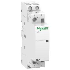 A9C22712 | Schneider Sessiz Kontaktör - 16 Amper, 2NA - 2 Kutup - 230-240 VAC