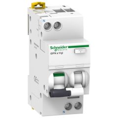 A9D34616 | Schneider Kaçak Akım Korumalı Otomatik Sigorta - 16 Amper, 1P+N , 30mA, 4,5kA, C Eğrisi - Monoblok