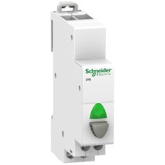 A9E18036 | Schneider iPB 1NA Kontaklı- Tekli Işıklı Butonlar, Gri + Yeşil Işık