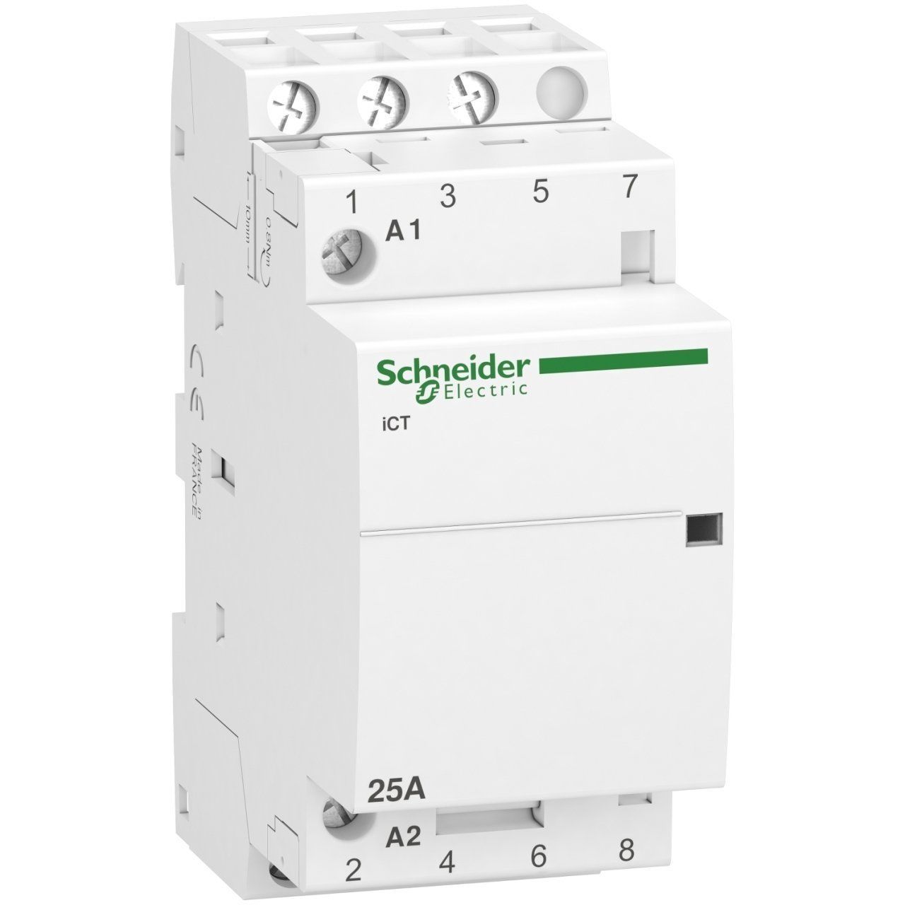A9C20833 | Schneider Sessiz Kontaktör - 25 Amper, 3 Kutup, 3NA - 220-240 VAC
